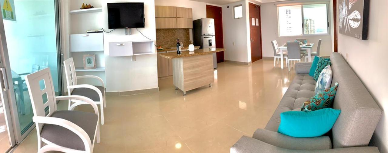 Palmetto Bocagrande Oceanfront Lejlighed Cartagena Eksteriør billede