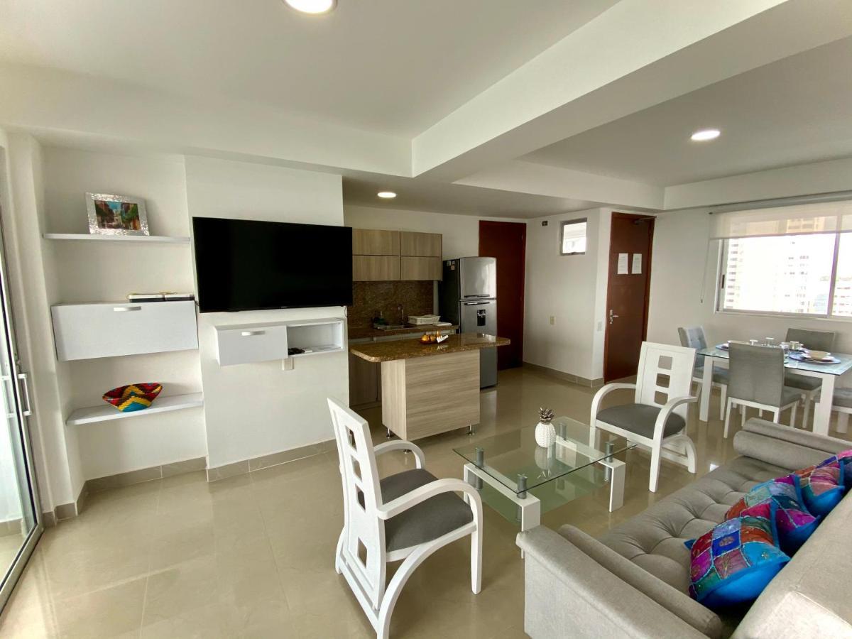 Palmetto Bocagrande Oceanfront Lejlighed Cartagena Eksteriør billede