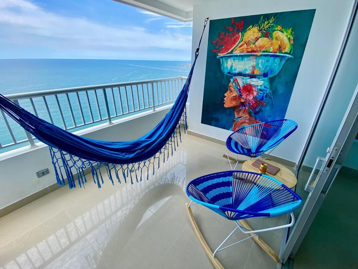 Palmetto Bocagrande Oceanfront Lejlighed Cartagena Eksteriør billede
